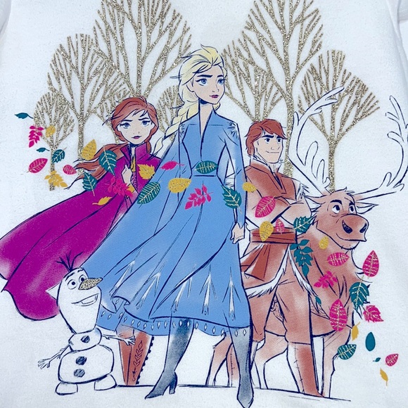 #0051 | Disney Frozen Softest Tee: Size: 7 | 60% Cotton | 40% Polyester - Picture 2 of 7